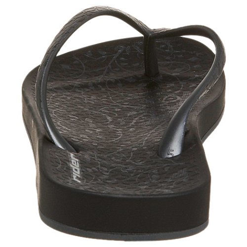 rider women's romantic thong, black/silver/dark grey, 10 m