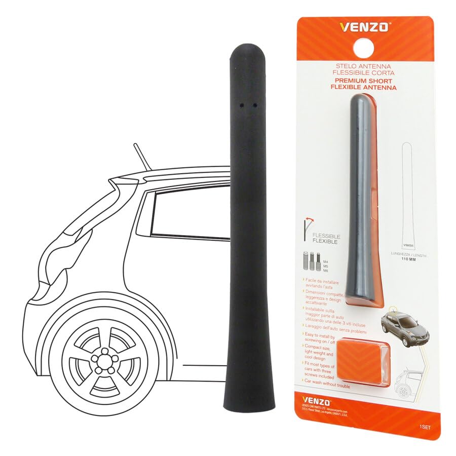 Venzo 1249673 Antennas, Black