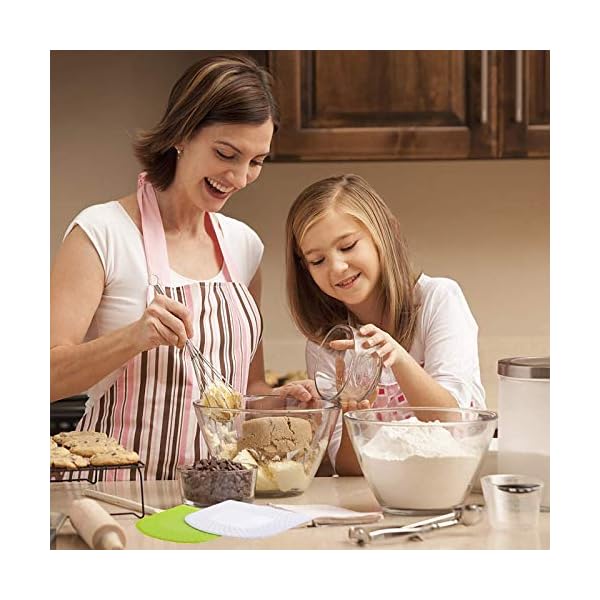 Set of 2 Dough Scrapers Bowl Scraper Plastic Pastry Bread Dough Cutter Flexible Cutter Chopper Home Kitchen Tools…