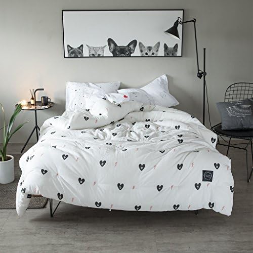 Duvet Winter thickening anti - allergic cotton hollow fiber quality high - grade ultra - soft quilt white Duvet ( Color : Spring and Autumn , Size : 150200cm )