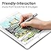 MoKo Universal Active Stylus Pen, Capacitive Fine Point Touch Screen Tablets Ditgial Pencil Compatible Apple iPad, Mini/Air/Pro, iPhone, Samsung Galaxy, Touchscreen Devices & Smartphones - Dark Gray
