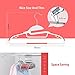 IPOW 40 PCS, ABS Material Heavy Duty Hangers Non-Slip Clothes Hanger Organizer Hook Perfect for Pants,Dress,Jacket,Underwear and Shirt in Home,Durable&Not Easy to Break Off