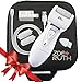 Electric Callus Remover Foot File, Rechargeable Pedicure Tools for Dry Hard Cracked Dead Skin on Your Heels & Feet by Zoe+Ruth ZR-CR200. 3 Professional Quality Pedi Exfoliation Rollers & Storage Case