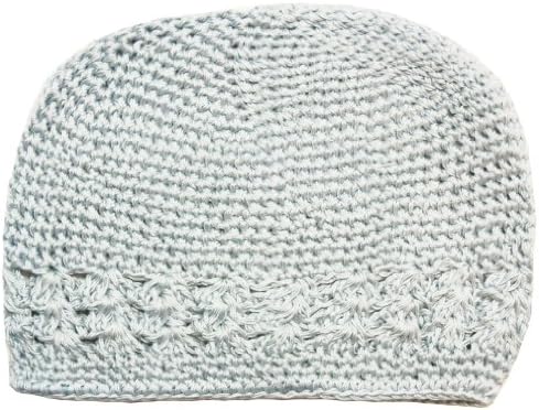 Wholesale Princess Crochet Beanie / Kufi Hat - Light Blue