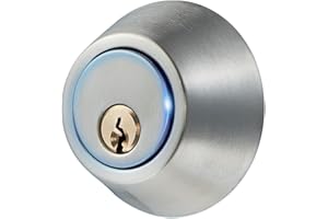 Forliggio All-New Deadbolt Door Lock Set, ANSI/BHMA Grade 3 Enhanced Security Entry Dead Bolt Level Door Locks for Exterior Front Doors, Satin Brushed Nickle