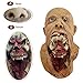 Sound Activated LED Light Up Mask,Halloween DJ Music LED Party Mask (Brown)