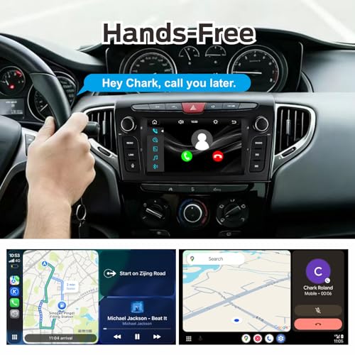 Linux Car Radio for Lancia Ypsilon 2011-2020 with CarPlay Wireless and Android Auto, 2 Seconds Start, Physical Control via Knob, OEM Level Audio, Plug & Play Installation