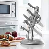Man kitchen knife Block, LAEKER 5 Pack Stainless