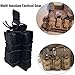 Double Mag Pouch, HOANAN Tactical Molle Magazine Pouch Open-Top Single Rifle Pistol Mag Pouch Cartridge Clip Pouch Hunting Bag (2pack-Upgrade Olive)