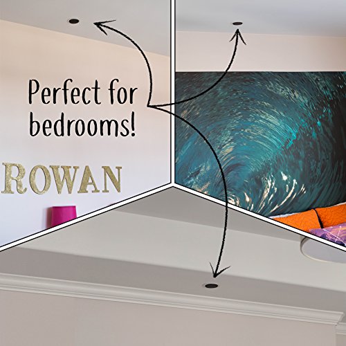 The-Flush-Mount--Built-in-Wall-or-Ceiling-Mount-for-Round-Puck-Speakers--Includes-Wiring--Does-not-muffle-built-in-speakers--by-Mount-Genie