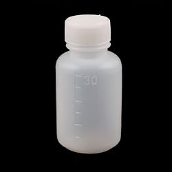 Bezall 50Pcs 30ml 1oz PE Plastic Empty Small Mouth