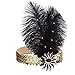 BABEYOND 1920s Flapper Accessories Gatsby Costume Accessories Set 20s Flapper Headband Pearl Necklace Gloves Plastic Holder
