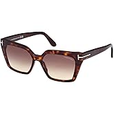 Tom Ford WINONA FT 1030 Dark Havana/Light Brown Shaded 53/15/140 women Sunglasses