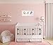 Mommy Daddy Me Frame, White — Solid Wooden Wall Hanging Picture Frame — Fits Standard 4x6” Photos - First Time Parents' Gift