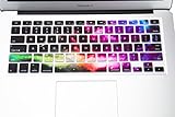 YMIX MacBook Keyboard Cover Dust-Proof Silicone Keyboard Protector for MacBook Pro 13" 15" 17" (with/without Retina Display,2015 or Older Version) iMac and Air 13" (Nebula)