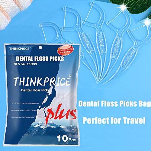 Tongue Scraper Cleaner with Travel Handy Case & Cleaning Cloth & 10 Pack Dental Floss Picks, 2 Pack Medical Grade Stainless Steel Metals Scraper for Healthy Oral Care,Kids,Adults, Easy to Use Antimicr