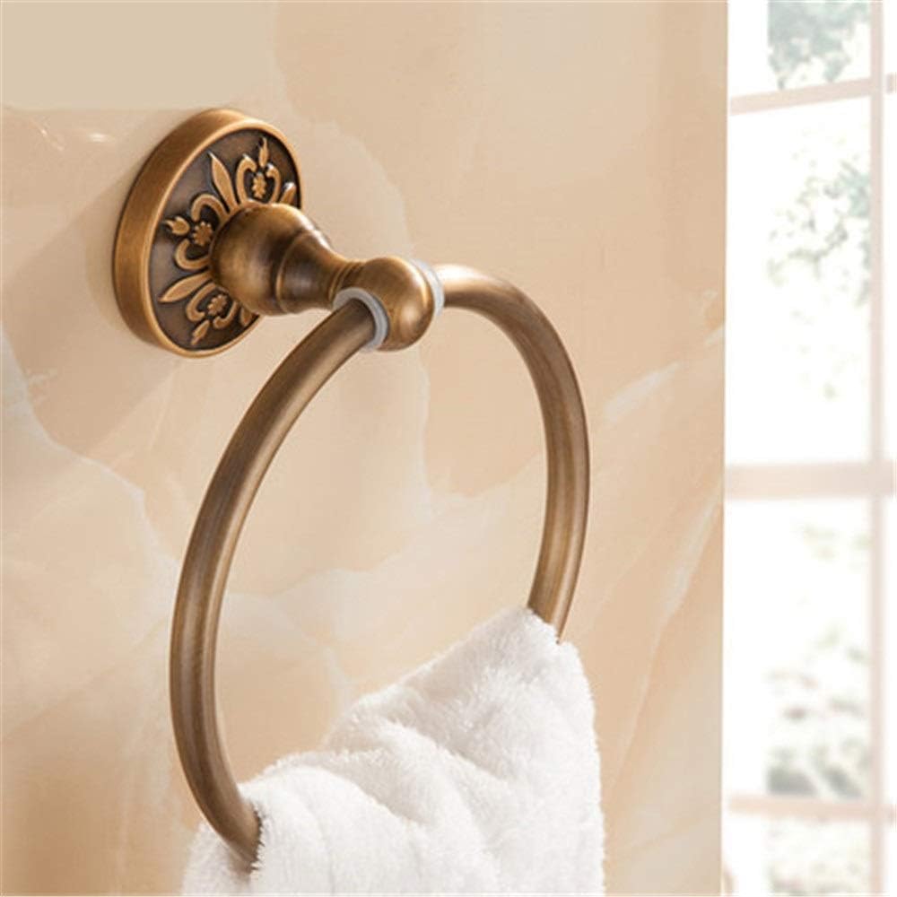 Toallero Barra Acero Inoxidable Anillo de Toalla de Aluminio ...