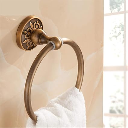 Toallero Barra Acero Inoxidable Anillo de Toalla de Aluminio ...