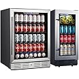 Kalamera 24 & 15" Beverage Cooler 154 or 96 Cans Capacity- Fit Perfectly into 24" Space Built in Counter or Freestanding - fo