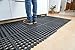 IRONGATE - Anti-Fatigue Drainage Mats - 4 Pack - Rubber - Rugged Sturdy Heavy Duty Commercial Grade - Non Slip Outdoor Indoor Skid Resistant -Restaurant Floor Tile Drain Pool Balcony Yard- 3' x 3'