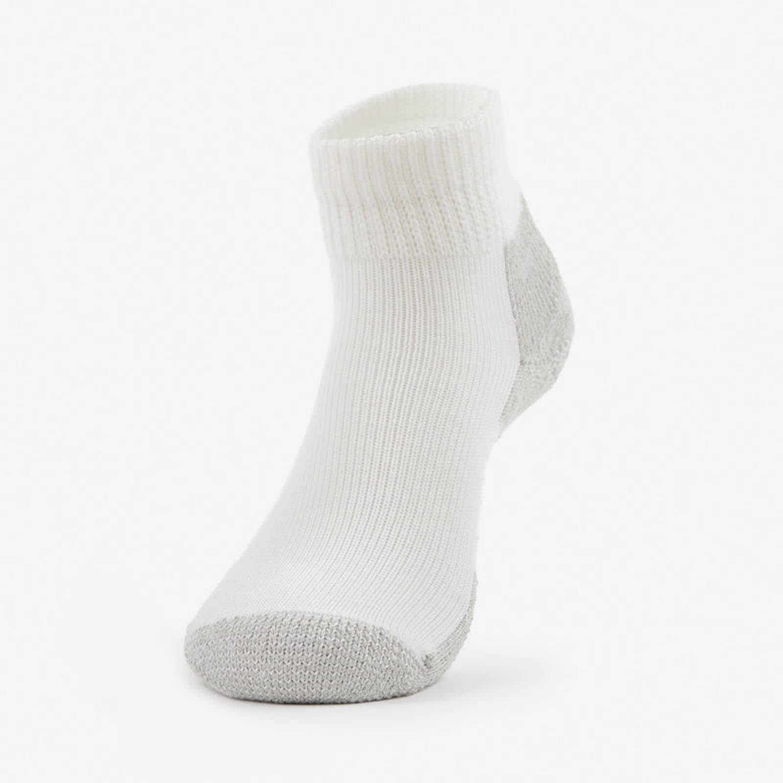 Thorlos Running Mini Crew Socks - White/Platinum, Medium