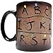 Magic Color Changing Heat Sensitive 11oz Grade A Ceramic Christmas Light Mug/Cup - Stranger Things Inspired - Foam Box - Perfect Gift