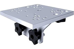 SZZTUL Universal Aluminum Downrigger Bracket for 90 Degree Boat Track System Lund Sport Track,Versatrack Track,Ranger Track,Sport Systems ,Downrigger Mount Fishing Accessories(Silver, 90 Degree)
