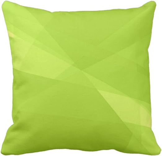 Amazon Com Emvency Throw Pillow Cover Plain Lime Green Background