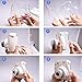 Sunmns Transparent Clear Hard Plastic Protective Cover Case for Fujifilm Instax Mini 8/8+/ 9 Instant Film Camera with Adjustable Strap