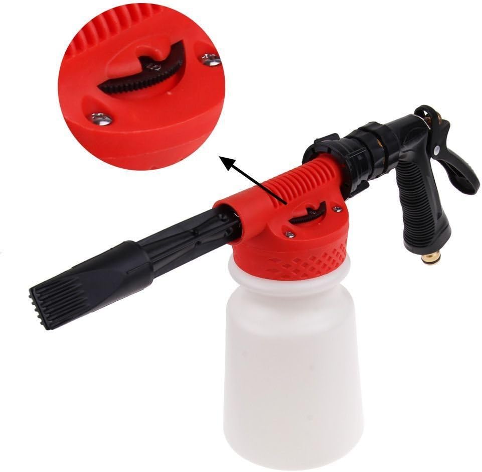 NUZAMAS Snow Foam Gun Connect to Garden Hose for Car Wash with Soap High Pressure Cleaner Spray Sprayer Free Sponge - Image 4