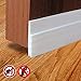 Adhesive Under Door Silicone Sweep Weather Stripping Doors Bottom Seal Strip Insulation Draft Stopper Noise dust,2