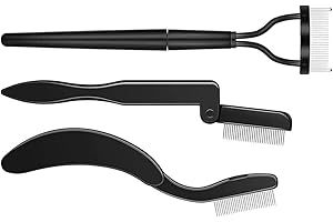 Eyebrow Brush Eyelash Separator Brow Comb,3Pcs Makeup Comb Separator, Lash and Brush,Eyelash Curlers Cosmetic Brushes Tool