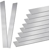 80CRV2 Steel Flat Stock Cold Rolled Carbon Steel Bar for Knife Making 12"x1.5"x 1/8"(10 Packs)