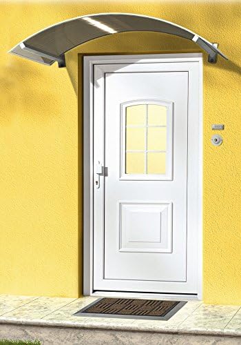 Dusar Ideen Furs Haus Bogenvordach In Weiss 150 Cm Amazon De Baumarkt