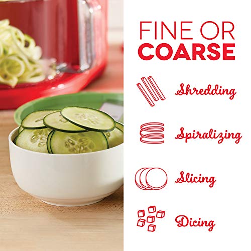 3 D7FP300RMRD+Processor+Vegetable+Spiralizer+Stainless
