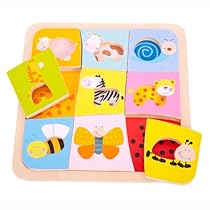 Bigjigs Toys BJ509 Animal Patterns Puzzle
