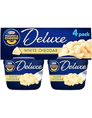 Kraft Deluxe White Cheddar Macaroni & Cheese Easy Microwavable Dinner (4 ct Pack, 2.39 oz Cups)