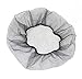 QIAN SOU Disposable Hair Nets Durable Nylon Breathable Honeycomb Pack of 100 Black