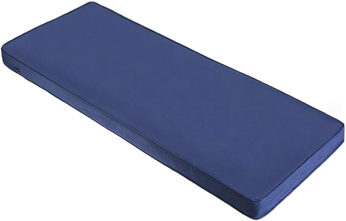 Amazon Com Aaaaacessories Outdoor Indoor Water Resistant Bench Swing Settee Cushion For Patio Furniture 48 X 18 X 3 Inch Blue Garden Outdoor