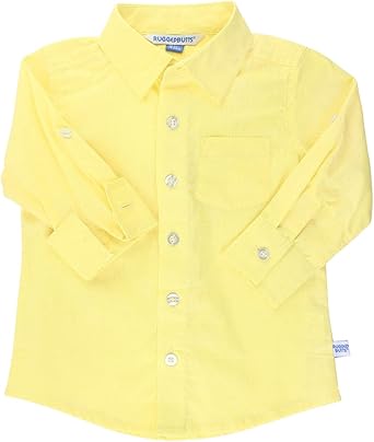 baby yellow button down shirt