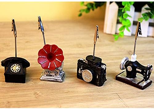 10pcs Creative Card Clip Decoration Retro Camera/Recorder/Sewing Machine/Phone Photo Clip Place Card Holder