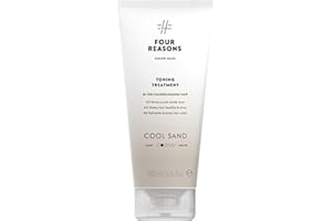 Four Reasons Color Mask – Cool Sand Blonde - (27 Colors) Color Depositing Conditioner, Toning Treatment, Tone & Enhance Color-Treated Hair - Semi Permanent Hair Dye, Vegan and Cruelty-Free, 6.76 fl oz