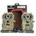 Stealth Cam Weatherproof 10MP HD Video Infrared No Glow Hunting Scouting Game Trail Camera w/Nighttime Range & Under 0.5s Reflex Trigger Time, 2 Pack