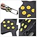AGPTEK Non-Slip Over Shoe, Climbing Snow Ice Cleats Grips Anti-Slip Studded Ice Traction Shoe Covers Spike Crampons Cleats Size S/M/L/XL