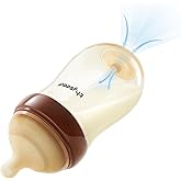 Thyseed PPSU Natural Anti-Colic Baby Bottles | Newborn Breast Like Nursing Bottle for Breastfed Babies with Nipple(3-7 Months),8oz,1 Pack