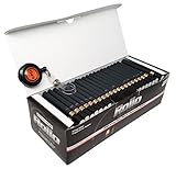 Rollo Eclipse - King Size (84mm) Black Cigarette Tubes (200 Tubes per Box) 1 Box with Rolling Paper Depot Lighter Lasso