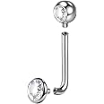 BodyAce ASTM F136 Titanium Christina Barbells, 14G Internally Threaded VCH Belly Rings, Cubic Zirconia L Bent Christina Piercing Jewelry 10/12/14/16mm