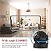 Wireless IP Camera Indoor Home Security Camera, 1080P Dome Cam with Surveillance System Remote Monitoring for Baby/Elder/Pet/Nanny Monitor, Pan/Tilt, Two-Way Audio and Night Vision