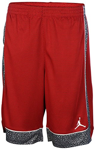 Boys  jordan varsity basketball shorts (gym red, medium…