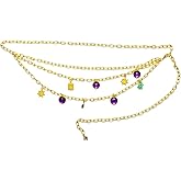 Disney Belt, Chain Belt, Tangled Chain Belt with Charms